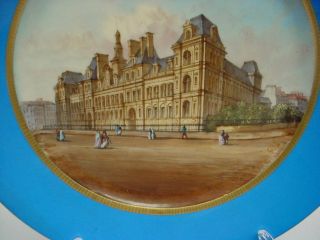 19th.  Century FRENCH PORCELAIN SEVRES TOPOGRAPHICAL PLATE 