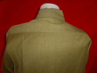WWII 1940s US Army Uniform Shirt 15 1/2 34 9