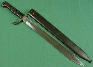 Ww1 German 98/05 Bayonet Anker - Werke Bielefeld Rare