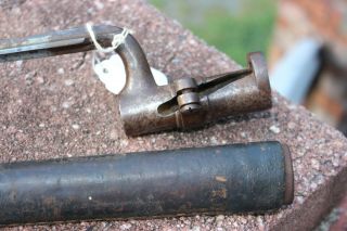 Civil War Period Austrian Lorenze Quad Bayonet With Scabbard 7