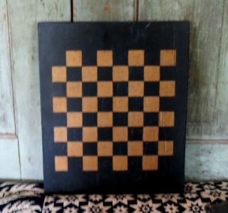Black & Gold Mu Missouri Game Board From Mo Primitive Wood Checker Chess Board