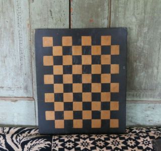 Black & Gold MU Missouri Game Board from MO Primitive Wood Checker Chess Board 2