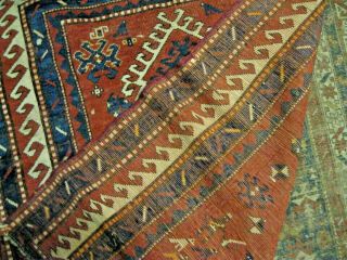 rare Antique Caucasian Kazak Rug 3 ' 5 