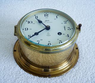 8 Days Schatz Royal Mariner Ships Bell Clock 2