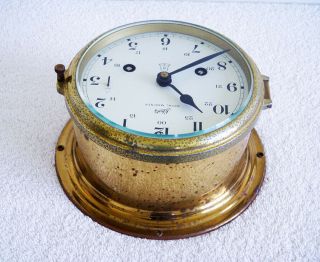8 Days Schatz Royal Mariner Ships Bell Clock 4