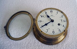 8 Days Schatz Royal Mariner Ships Bell Clock 6