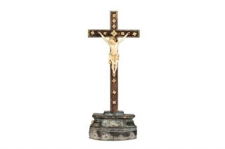 An 18th Century Indo - Portuguese (goan) Crucifix