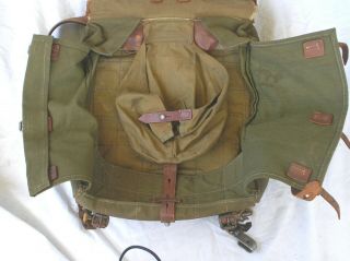 WWII German Tornister Pony Fur Backpack St.  ORTHEY Marienberg WW.  1940 6