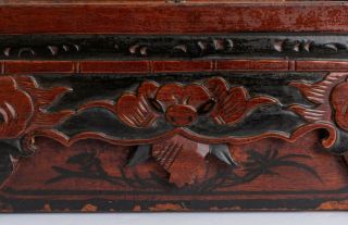 Chinese Antique/Vintage Wood Prayer Beads In Carved Wooden Box,  1900 s 3