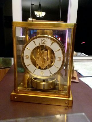 Vintage La Coultre & Cie Atmospheric Clock Rare 526 - 5 1950 