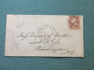 Civil War Johnson’s Island Prisoner Cover / Envelope (no Letter).