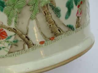 Old Antique Chinese Porcelain Famille Rose Enamel Vase Republic Period 10
