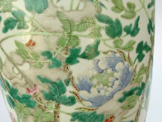 Old Antique Chinese Porcelain Famille Rose Enamel Vase Republic Period 7