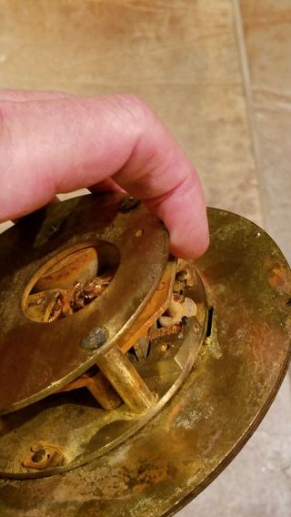 WWII era Chelsea Ships Clock U.  S.  Maritime Commission movement,  6 in dial 12