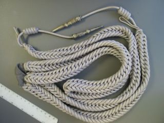 Usaf Aides Airguillette Dress Shoulder Cord With 2 - Hap Arnold Tip,  By Ira Green
