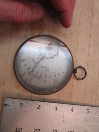 Antique Hygrometer Relative Humidity Indicator Germany