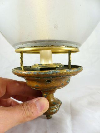 French Art Nouveau / Art Deco Lantern Or Pendant Baccarat Style RARE 9