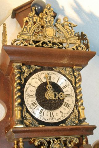 large antique zaanse clock,  dutch FHS movement rare K13 11