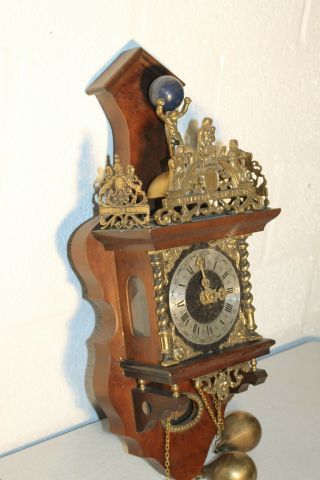 large antique zaanse clock,  dutch FHS movement rare K13 4