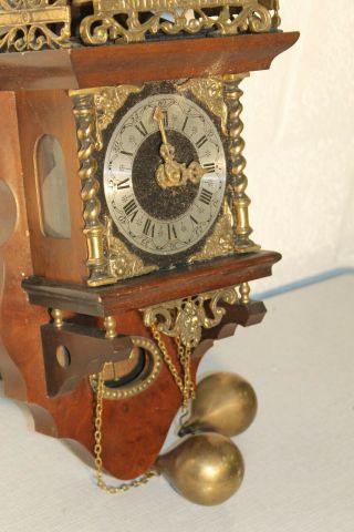 large antique zaanse clock,  dutch FHS movement rare K13 6