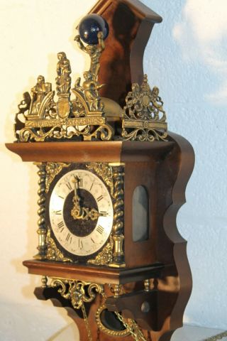 large antique zaanse clock,  dutch FHS movement rare K13 7