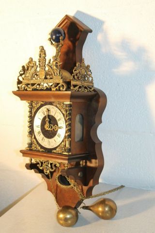 large antique zaanse clock,  dutch FHS movement rare K13 8