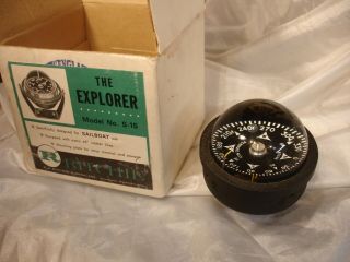 Vintage E.  S.  Ritchie & Sons Compass - Explorer Model No.  S - 15