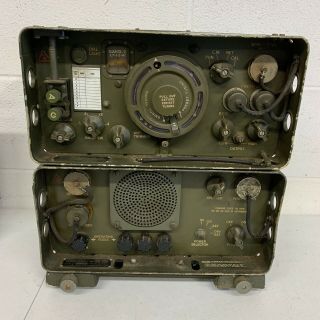 1959 U.  S.  Army Signal Corps Cabinet Cy - 615 Urr Power Supply Pp - 308 Emerson Radio
