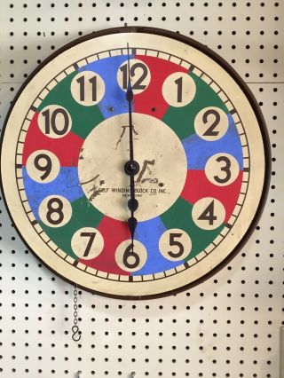 Self Winding Clock Company 24 Volt Round Wall Clock 3