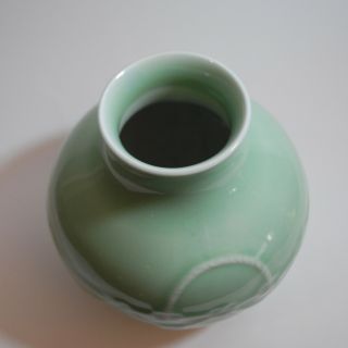 Chinese Porcelain Celadon Vase Qing/Republic.  Special Listing for Buyer B A 12