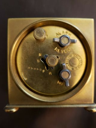 Vintage ZENITH travel alarm clock 3