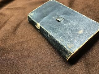 Civil War Hand Written Diary Leather 1863 Kellogg Kiggins Ephemera Book 12