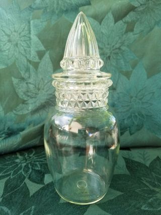 Vintage Dakota Tiffen Glass Drug Store Pharmacy Apothecary Candy Jar