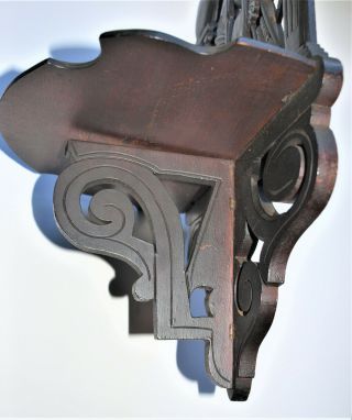 Authentic Carved Masonic Shelf by John Haley Bellamy,  RARE 5