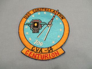 U.  S.  Navy Patch.  Uss Constellation Cva - 64 Centurion