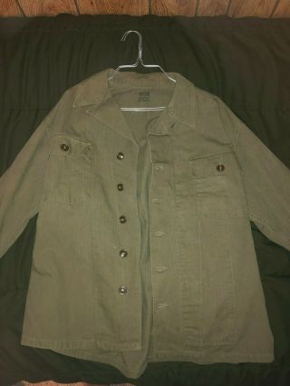 World War 2 United States Hbt Jacket Size 40r