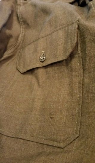 Vintage WWII US Army Wool Jacket WW2 w/ Pants Shirt & Tie 11