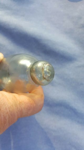 Vintage Small Glass Rolling Pin Roller Japanese Net Fishing Float 8