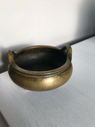 Fantastic Antique Chinese Bronze Censer with 4 Character Mark 9