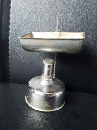 Vintage Us Army Medical Dept Field Needle Sterilizer Lamp: 2.  5 " H Total: 5 " H