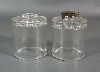 2 Antique French Medical Blood Letting Bleeding Cupping Glass Cups Bleeder Star 2