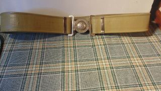 Royal Canadian Army Medical Corp Web Belt And Buckle