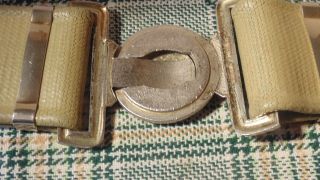 ROYAL CANADIAN ARMY MEDICAL CORP WEB BELT AND BUCKLE 3