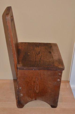 Early Antique Wooden Child ' s ' time out 