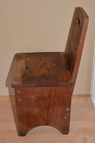 Early Antique Wooden Child ' s ' time out 