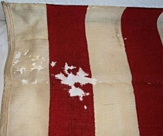 WW2 UNITED STATES COAST GUARD 21/2x4FT Bunting Wool ANNIN Ensign Flag 8