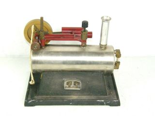 Ind - x Mfg Electric Steam Engine 200 w/ Whistle Vintage Good 4