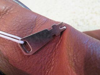 Vintage TORIN Belt Belting Tan Brown Leather Doctor Medical Bag Satchel with KEY 9