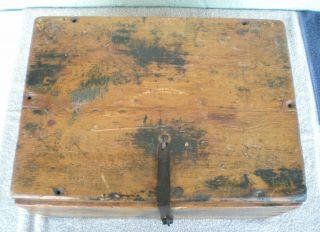 Frankford Arsenal Civil War 1861 Musket B & Ball 1000 Cartridge Wood Storage Box 5