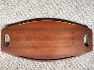 Dansk Danish Design Midcentury Modern Teak Tray Vintage 60s